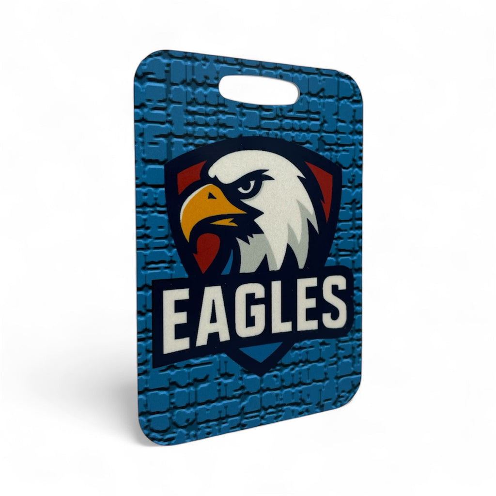 4" x 2.75" Metal Bag Tag