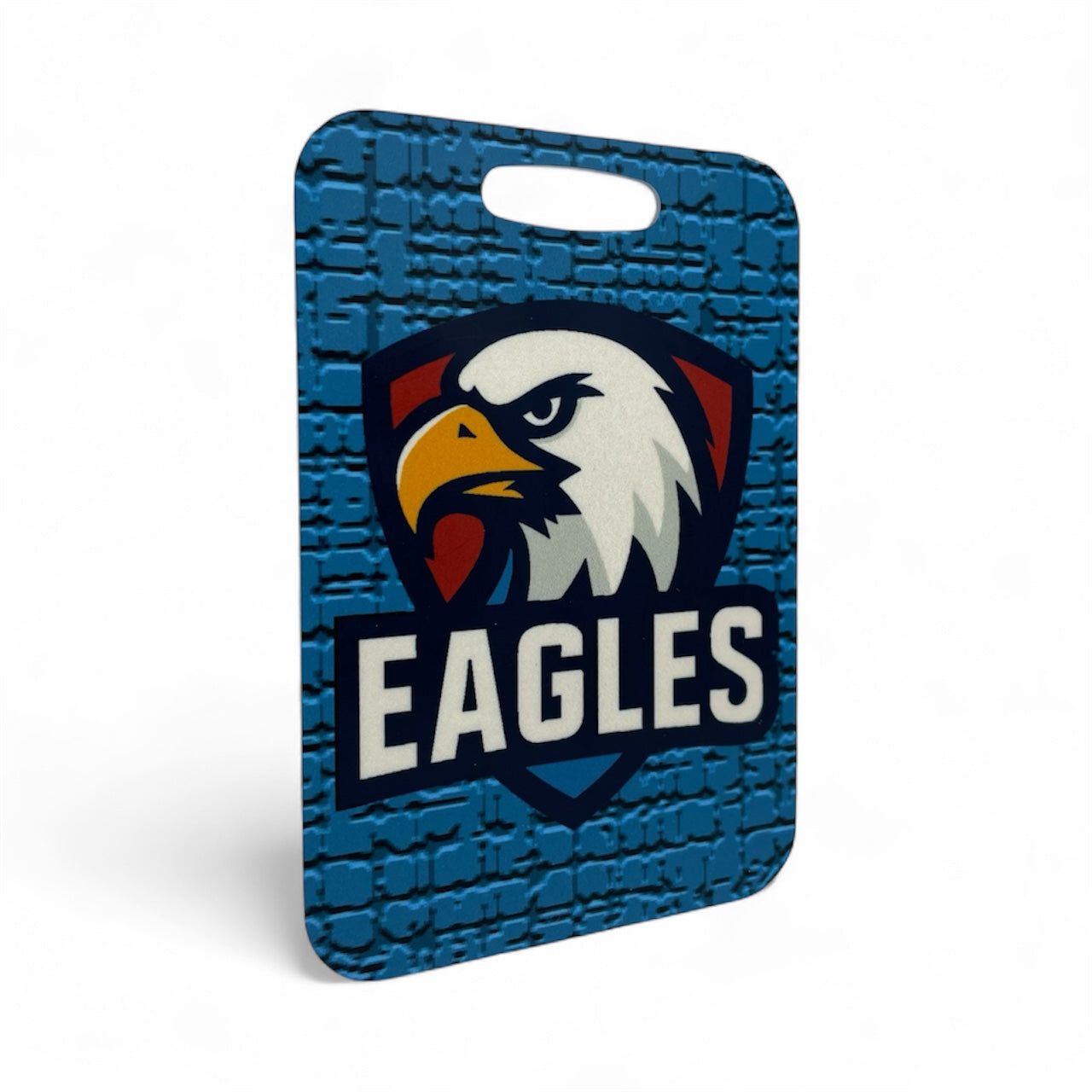 4" x 2.75" Metal Bag Tag